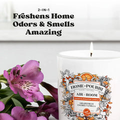 Grapefruit Lychee Vanilla Candle - Home~Pourri Candle