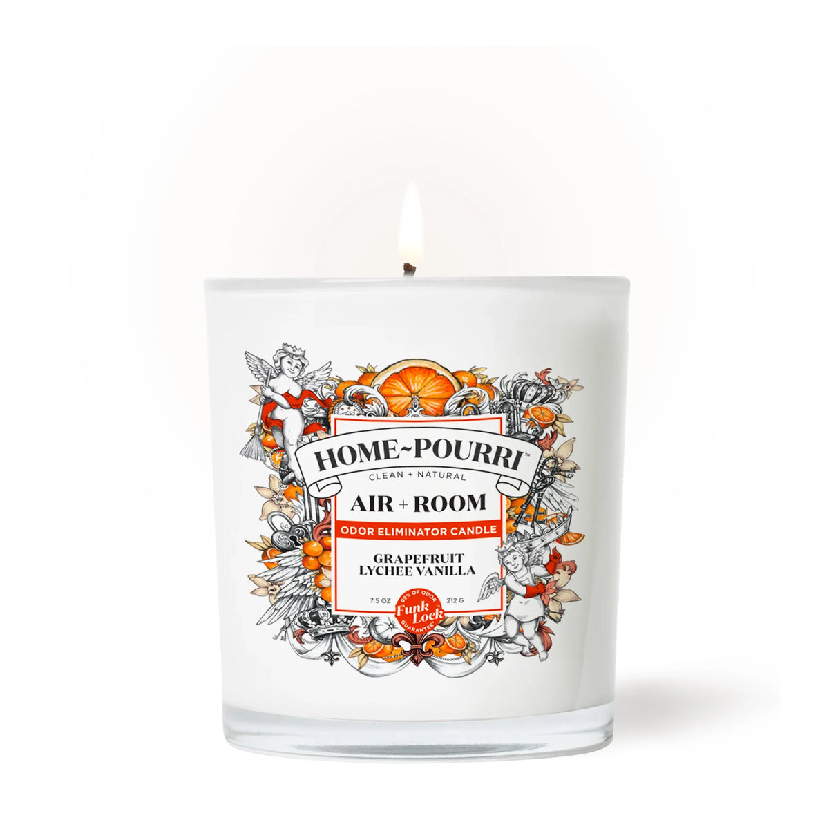 Grapefruit Lychee Vanilla Candle - Home~Pourri Candle