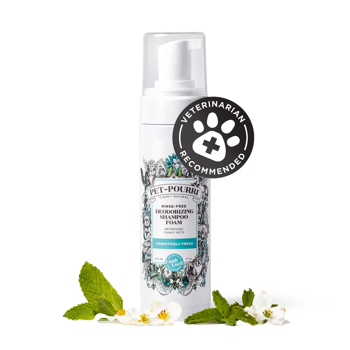 Rinse-Free Deodorizing Shampoo