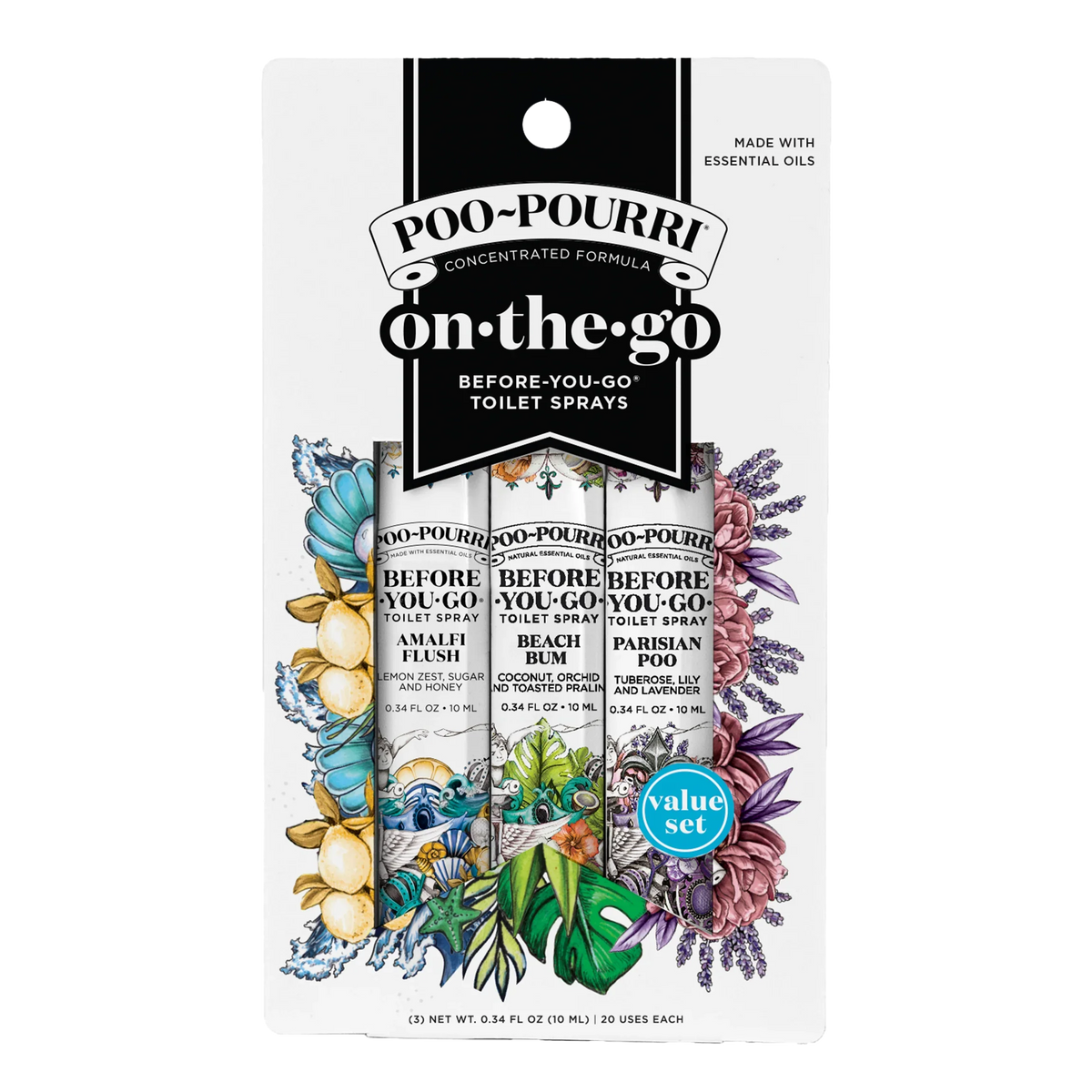 Wanderlust On the Go Set - Poo~Pourri Toilet Sprays